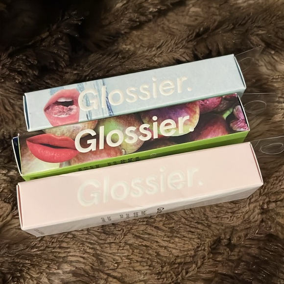 NIB Glossier balm dotcom lot of 3 (three) mint, wild fig, OG - Picture 2 of 3